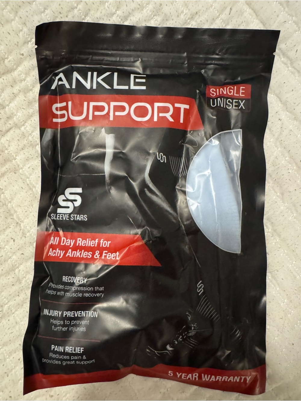 Ankle Sleeve/Brace (OS - Unisex) NEW